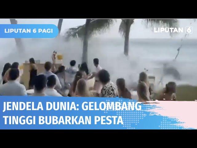 Jendela Dunia: Gelombang Tinggi di Hawaii Hantam Acara Pernikahan di Pinggir Pantai | Liputan 6