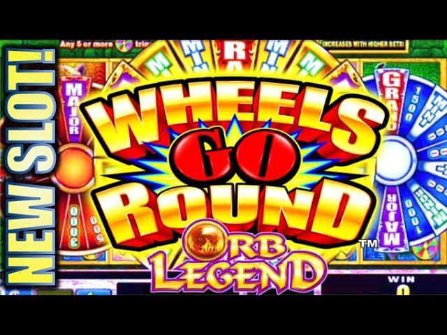 $300 ARUZE SLOT CHALLENGE!   WHEELS GO ROUND - ORB LEGEND Slot Machine Bonus (PART 2 OF 3)