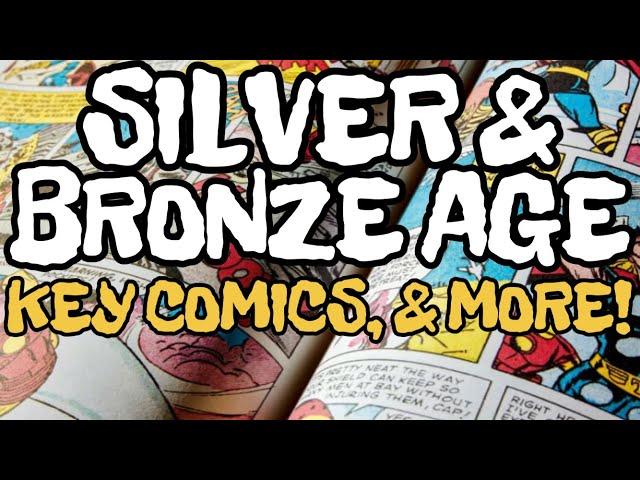 SILVER & BRONZE AGE MARVEL, KEY COMICS, & MORE!