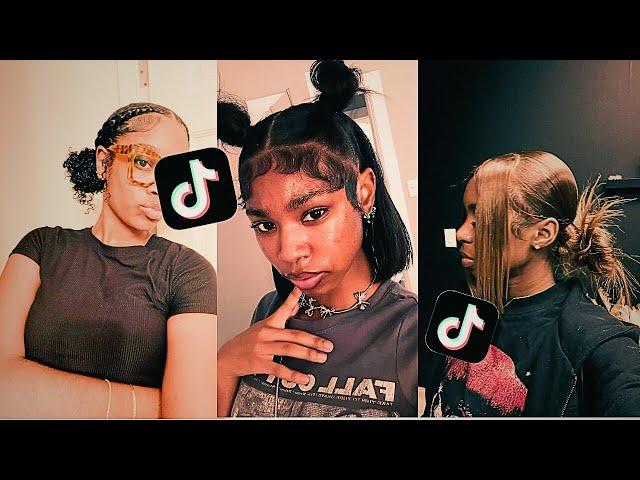 TikTok compilation | black girl natural hairstyles 4 all types:)