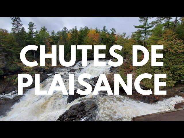 The Chutes de Plaisance Waterfall and Historic Village in North Nation Mills, Quebec