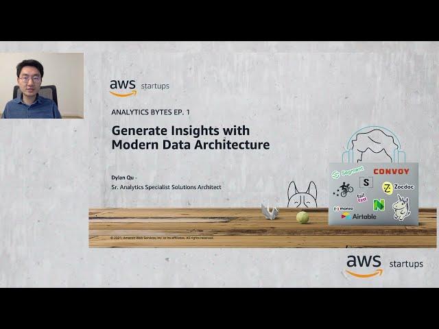 AWS Analytics Bytes: Generate Insights with Modern Data Architecture | Amazon Web Services