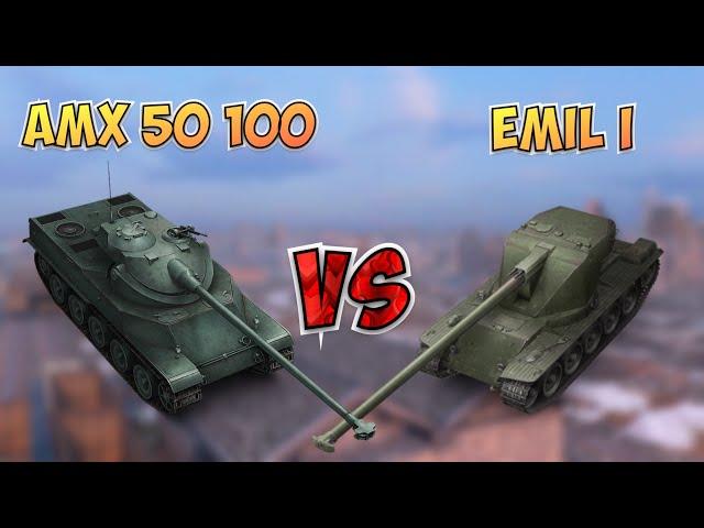 НА ЗАБИВ#34 | Чей барабан круче | AMX 50 100 vs Emil l | WoT Blitz | Zlobina Liza