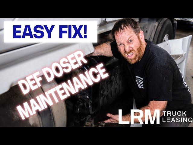 Semi-Truck Def Doser Maintenance