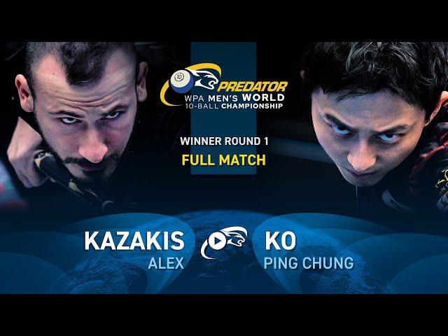 KAZAKIS vs KO ▸ 2024 WPA PREDATOR WORLD CHAMPIONSHIP MEN'S 10-BALL