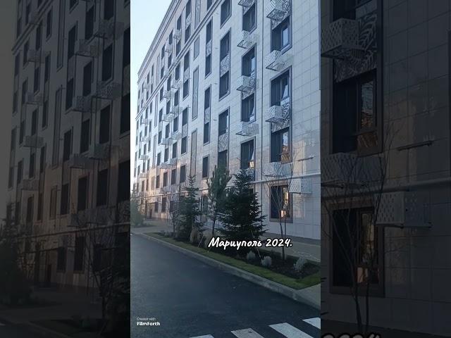 Мариуполь 2024 Построили новый дом на Нахимова
