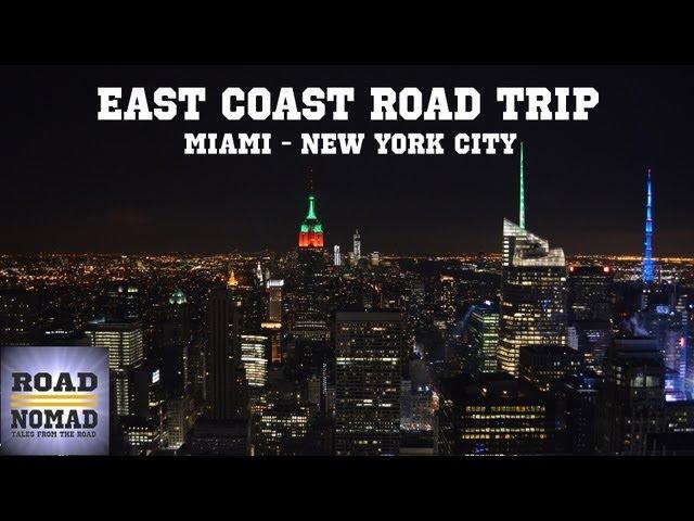 Road Trip From Miami to New York, and back (Complete Video) | Traveling Robert