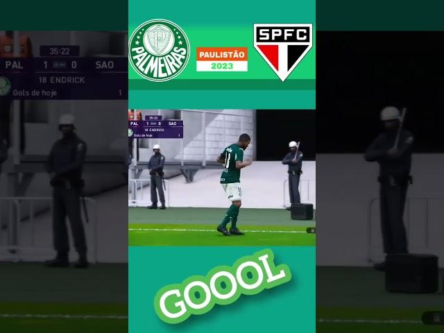 Gol Palmeiras x São Paulo Paulistão 2023