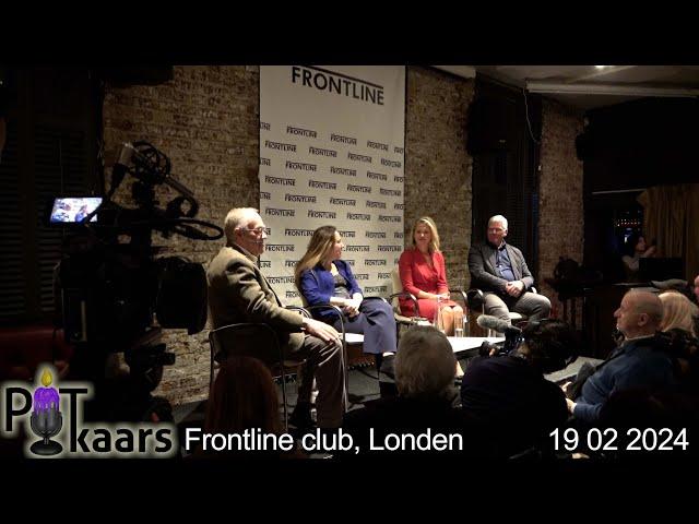 Frontline club London - debating the situation of Julian Assange