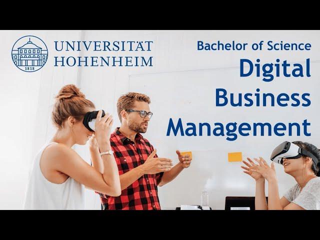 Vorstellung Digital Business Management (B. Sc.) durch Prof. Gimpel - Universität Hohenheim