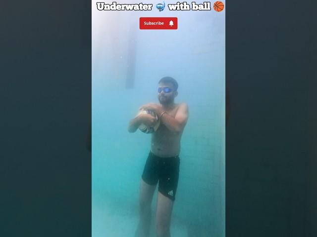 Underwater Swimming  with a Ball  full of air #learnswimming #swimming #swimmingtips