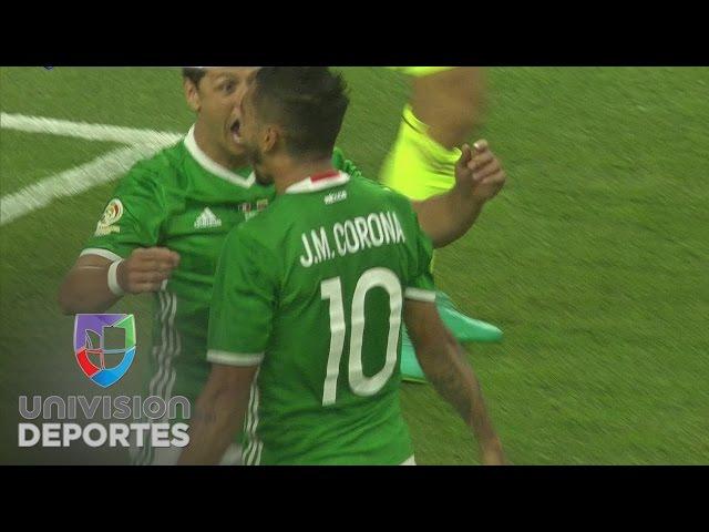 Golazo de ‘Tecatito’ Corona para el empate de México