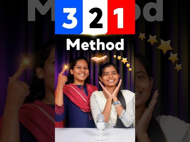 3,2,1 Technique Idhu theriyadha ungaluku 