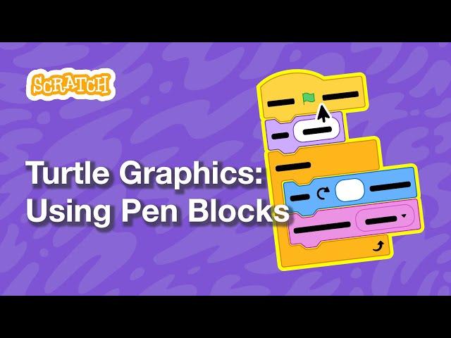 Turtle Graphics: Using Pen Blocks in Scratch | Tutorial