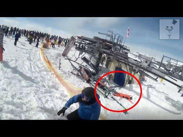 7 Horrifying Snowboarding/Skiing Close-Calls