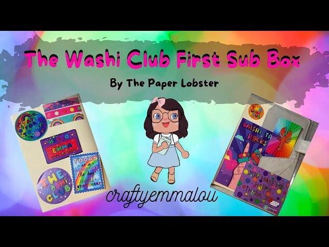 The Washi Club First Sub Box