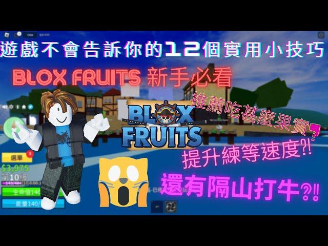 【#BloxFruit】遊戲不會告訴你的12個實用小技巧! blox fruits 新手必看 推薦吃甚麼果實? 提升鍊練等速度?! 還有隔山打牛?! 【#全字幕】| 星星腸-最弱萌騎士