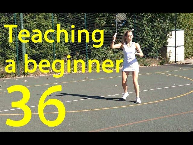 Tennis - Teaching an adult beginner