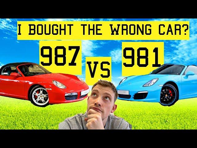 Porsche Boxster Comparison 987 vs 981 (Did I Buy the Right Car)?!