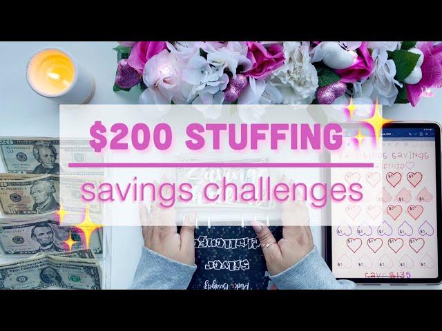 Savings Challenge Stuffing | $200 Stuffing | Budgets With Bess