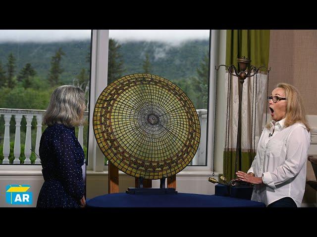 Best Moment: Tiffany Studios Inverted Hanging Shade, ca. 1901 | ANTIQUES ROADSHOW | PBS