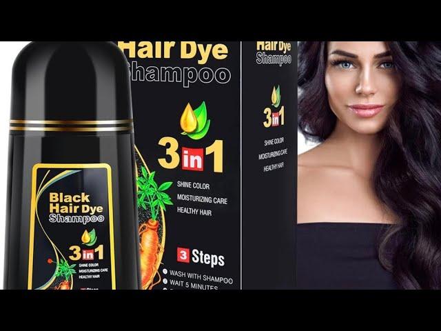 BLACK HAIR DYE SHAMPOO 3in1 review