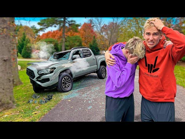 My Cousin CRASHED his Dream Car!! *Major Damage*