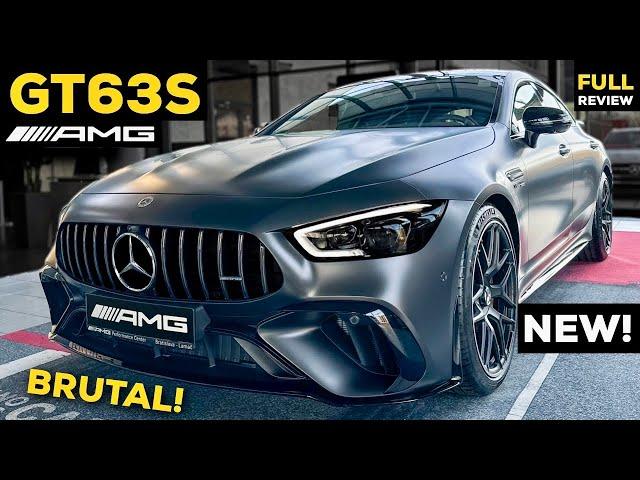 2023 Mercedes AMG GT 63 S 4 Door NEW FACELIFT BRUTAL Sound V8 FULL In-Depth Review Exterior Interior