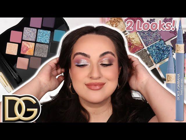 DOLCE & GABBANA Eye Dare You Eyeshadow Palette! | BOLD LOOK COLLECTION REVIEW! | 2 Looks!