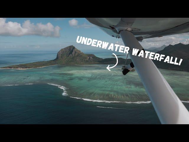 I Flew Over That Underwater Waterfall | Mauritius