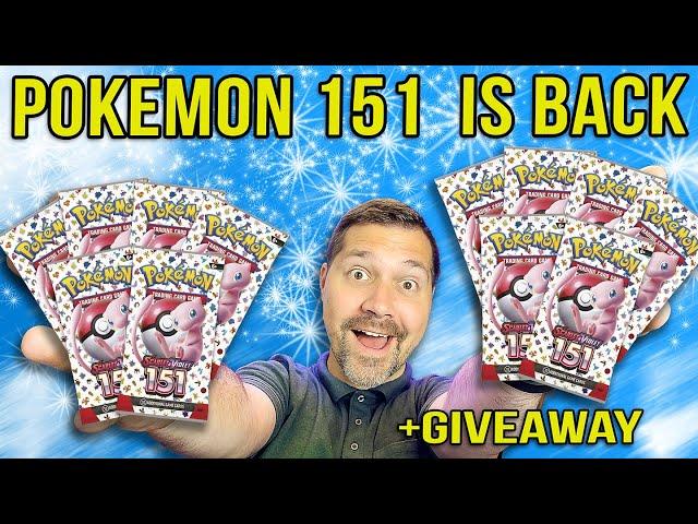 Pokemon 151 is Back! Pokemon Investing Pokemon Prices Falling + GIVEAWAY