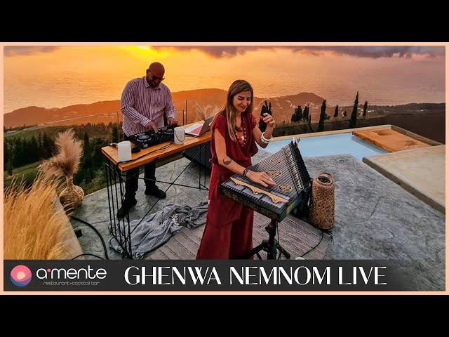 Ghenwa Nemnom Live at Amente Lefkada | Ethnic Music & Breathtaking Sunset | Amente Lefkada