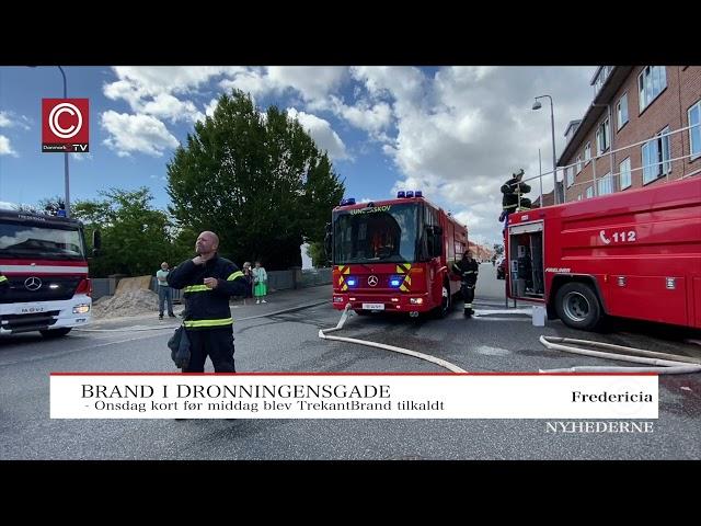 Brand i Dronningensgade i Fredericia