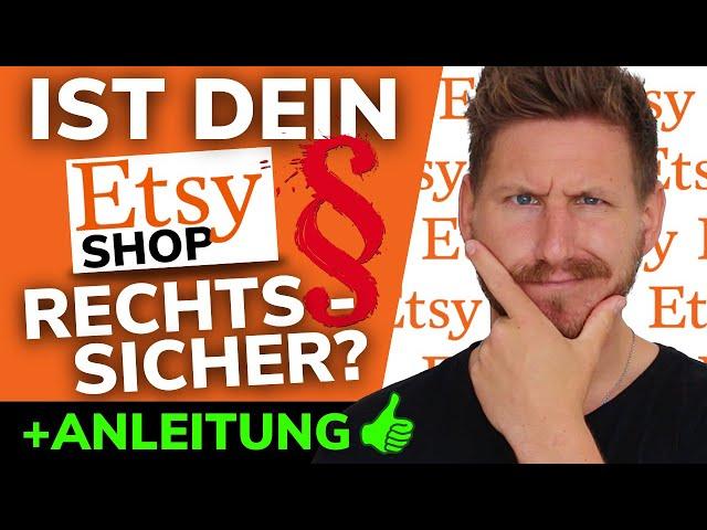 Schritt für Schritt: Etsy Shop AGB, Impressum, Datenschutz einrichten | Etsy Shop einrichten 2022