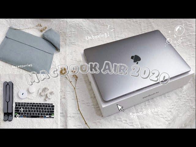 MacBook Air 2020 M1 | unboxing + accessories haul 