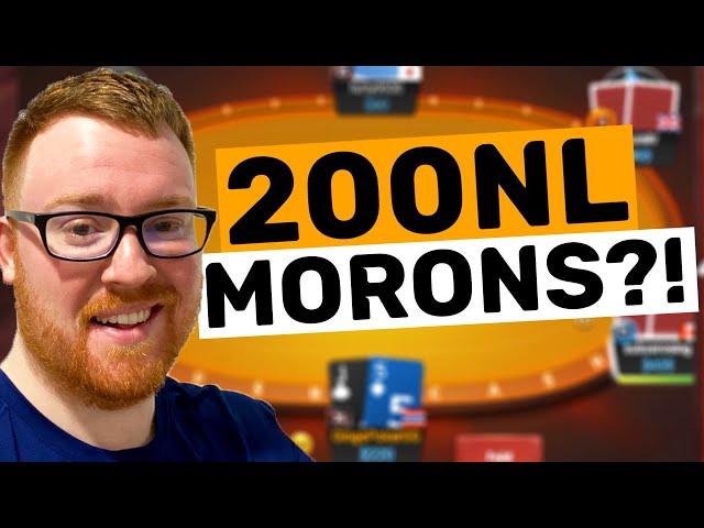 200NL IS FULL OF MORONS?! - GingePoker Stream Highlights