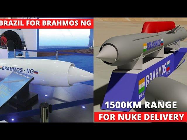 Brazil interested in BrahMos-NG | 1500Km Range BrahMos for N*ke delivery