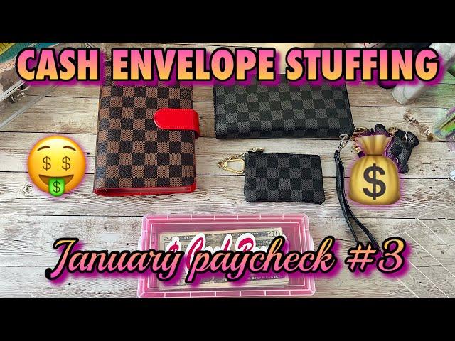 CASH ENVELOPE STUFFING + SINKING FUNDS | JANUARY PAYCHECK #3 | DAISYBUDGETS