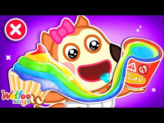 Toys Are Not on the Menu  Safety Song  Kids Songs  Wolfoo Nursery Rhymes