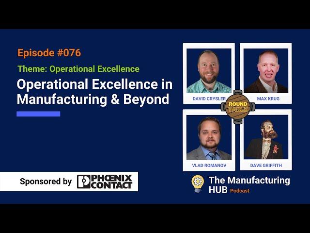 Ep. 76 - [Max Krug & David Crysler] Understanding Operational Excellence & the Role in Manufacturing