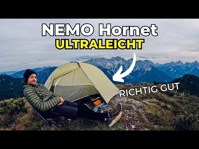 Ultraleicht Zelt (TEST) Nemo Hornet Osmo | Semifreistehend