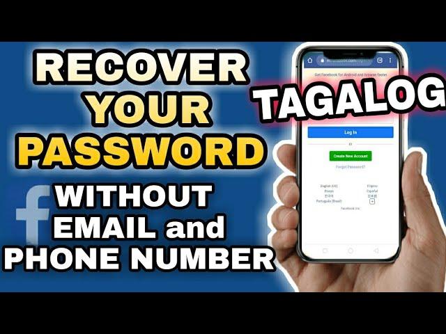 HOW TO RECOVER FACEBOOK ACCOUNT WITHOUT EMAIL AND PHONE NUMBER | Nakalimutan ang Password | TUTORIAL