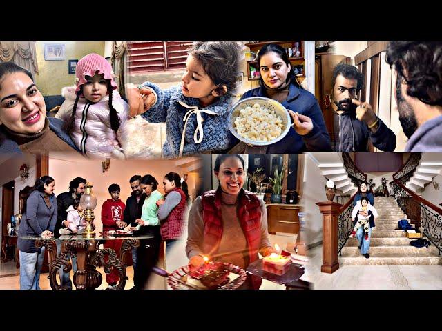 WHAT  A PRODUCTIVE DAY | BIRTHDAY CELEBRATION | COOKING FAV.FOOD FOR HUSBAND | DRISHTII GAREWAL