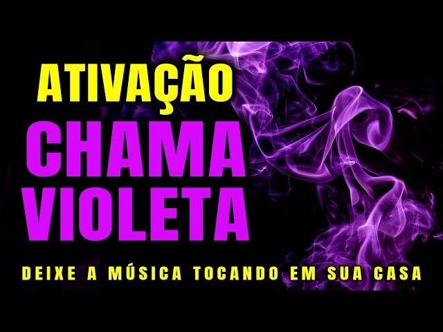 DESTRAVA TUDO ! TRANSMUTAÇÃO E ATIVAÇÃO DA CHAMA VIOLETA | 7º Raio Solar | Mestre Saint Germain