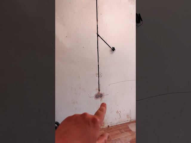 Электромонтаж в вторичке, полная замена электропроводки с алюминиевой на медную #ремонт #тюмень