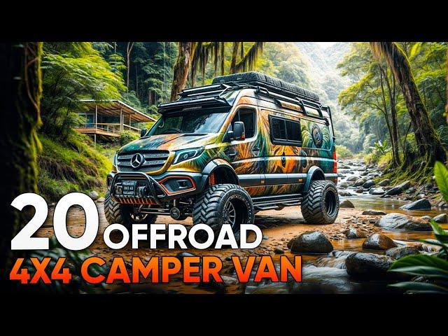 20 Offroad 4x4 Camper Van for Your Wildest Adventures