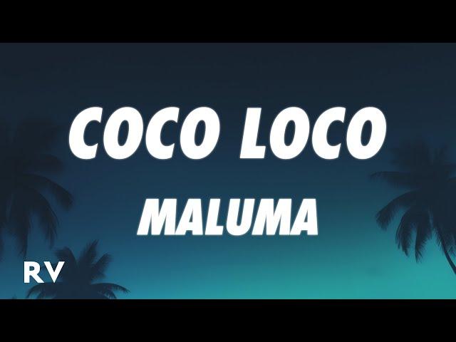 Maluma - COCO LOCO (Letra/Lyrics)