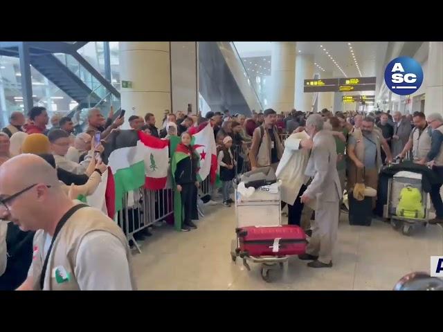  عودة الوفد الطبي الجزائري من لبنان