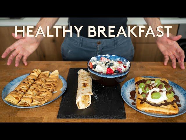 4 Healthy & Easy Breakfast Ideas You will Love (Sweet edition).