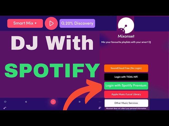 The App That Can Still DJ with SPOTIFY | Mixonset Tutorial
